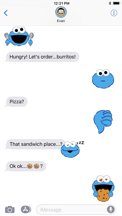 Cookie Monster Stickers screenshot-3