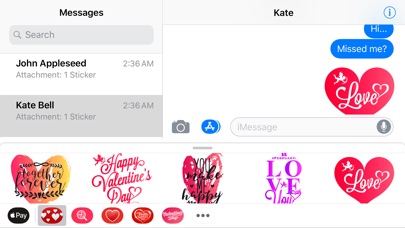 Vlaentine's Day Love Stickers screenshot 2