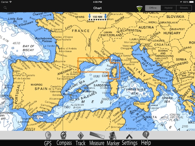 France Med. Nautical Chart Pro(圖5)-速報App