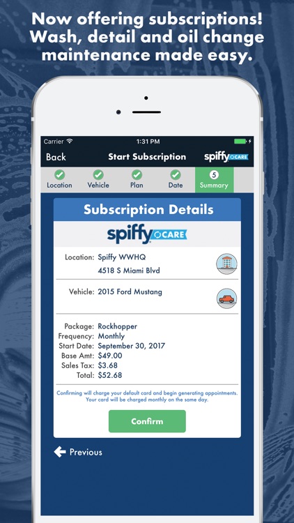 Spiffy On-Demand Car Care screenshot-3
