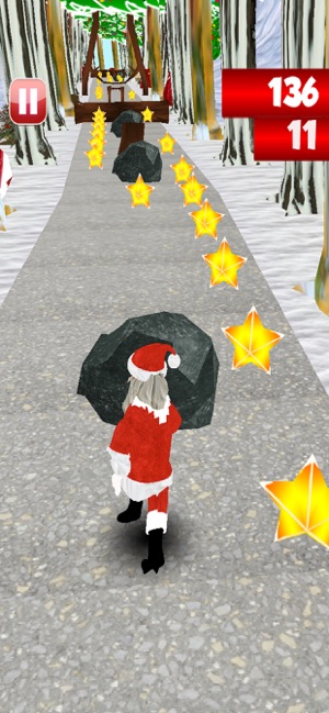 Santa Sliding In Snow(圖2)-速報App