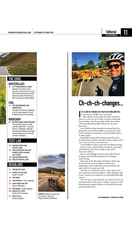 Bicycling Australia Magazine