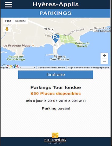 Hyères Parkings screenshot 2