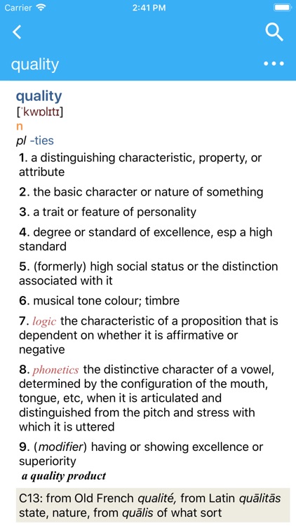 Collins Dictionary & Thesaurus