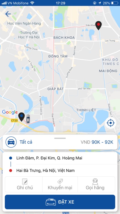 Taxi Vạn Xuân