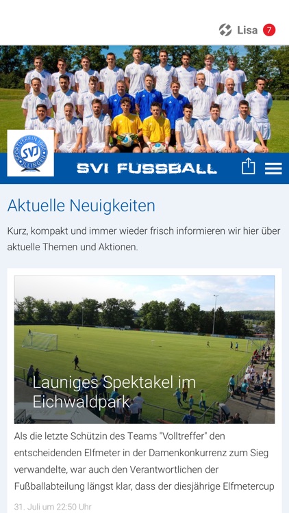 SV Illingen Abteilung Fußball