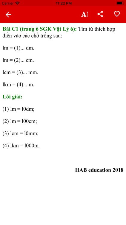 Giải Vật Lý 6,7,8,9,10,11,12