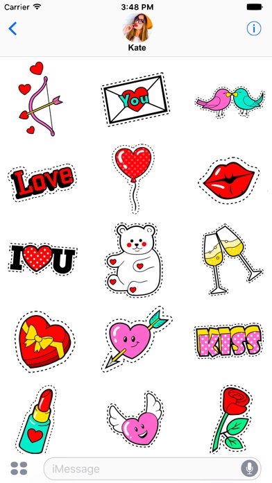 Love Stickers: Valentine's Day screenshot 2