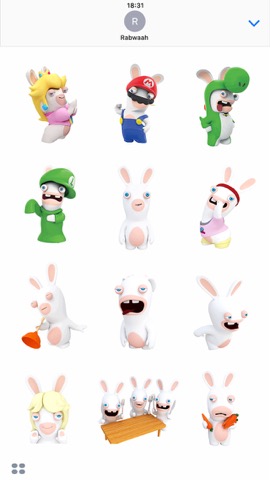 Rabbids Stickersのおすすめ画像2