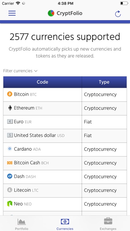 CryptFolio screenshot-3