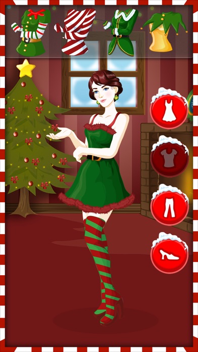 Christmas Dressup Girl Game screenshot 2