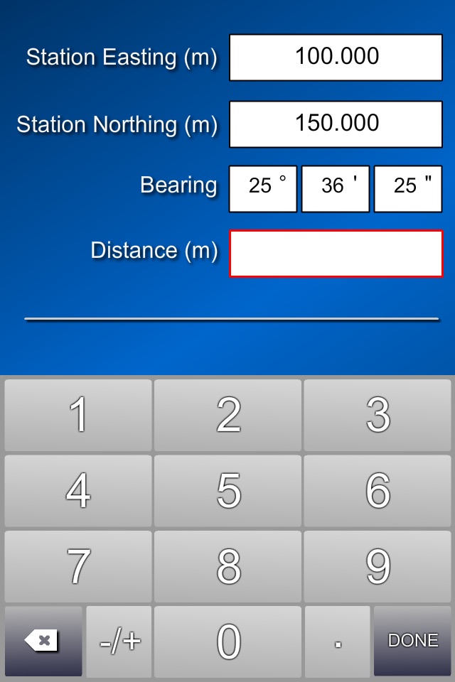 Coordinate calculator screenshot 2