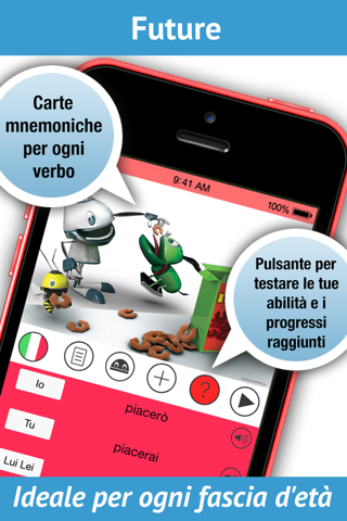 Learn Italian Verbs. LearnBots screenshot 3