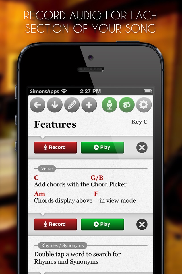 Song-Writer Lite: Write Lyrics screenshot 3