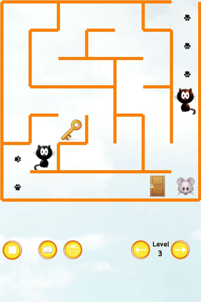 Cat Maze Race screenshot 2