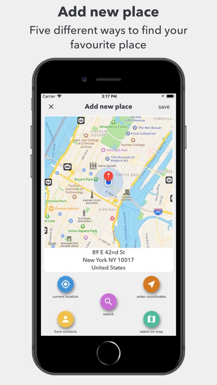 My Location & Places