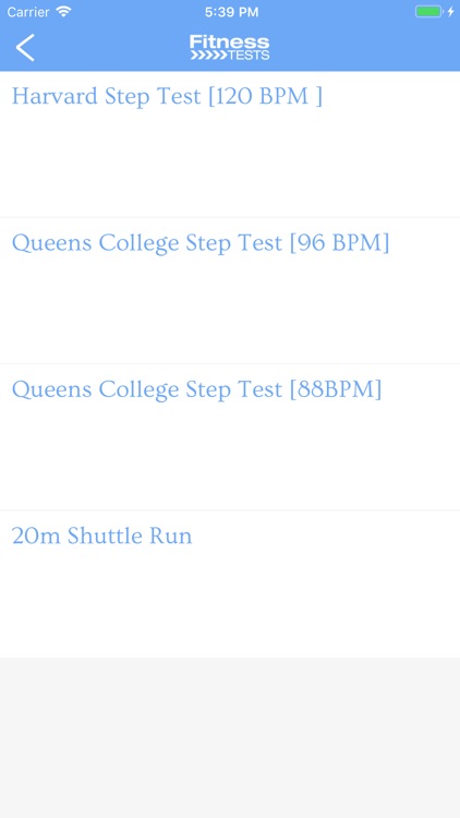 Fitness Tests screenshot-3