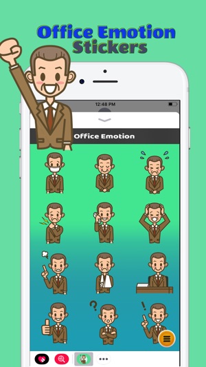 Office Emotion Stickers(圖2)-速報App