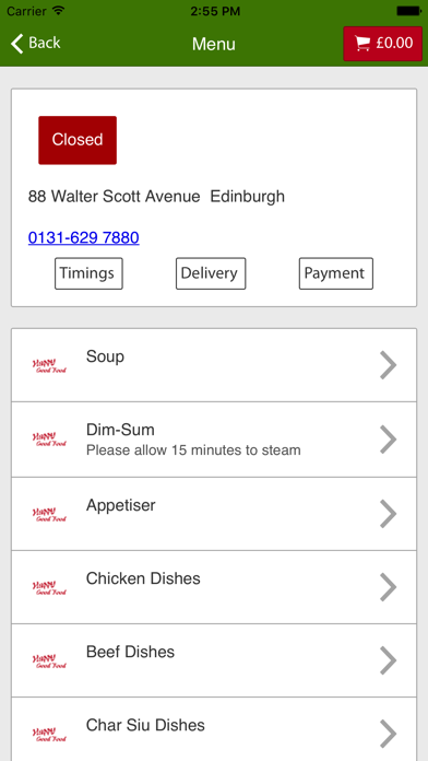 How to cancel & delete Happy Good Food Edinburgh from iphone & ipad 2