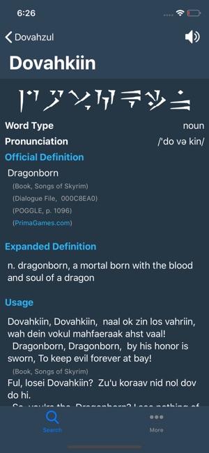 Dovahzul On The App Store