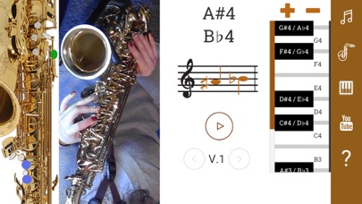 2D Saxophone Fingering Chart screenshot 3