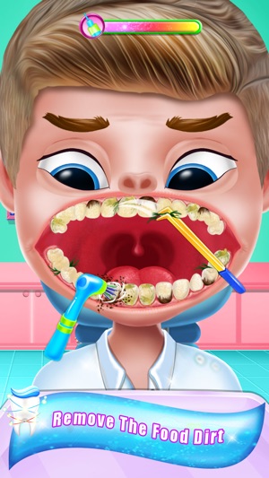 Crazy Dentist Clean Teeth Game(圖2)-速報App