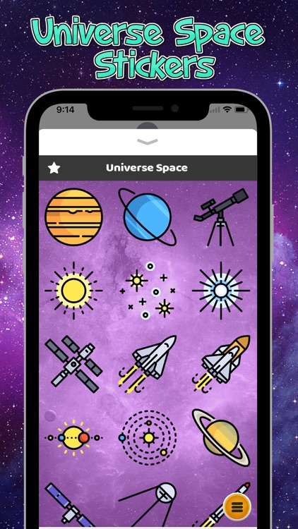 Universe Space Stickers