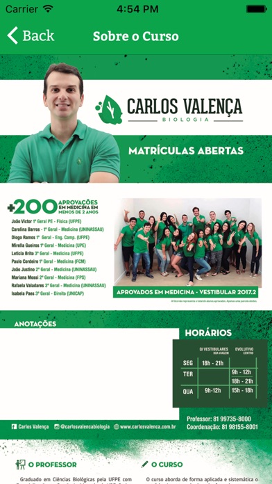 Carlos Valença Biologia App screenshot 3