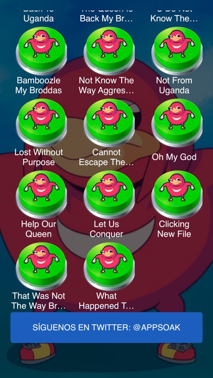 Ugandan Knuckles Soundboard GO