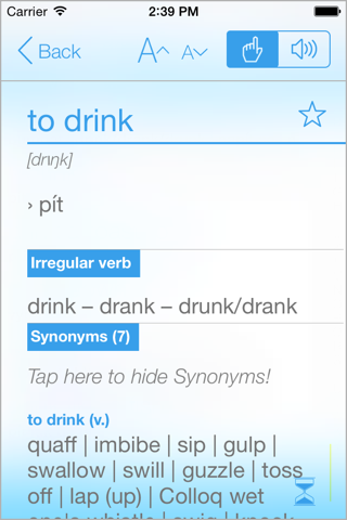 Dictionary Czech English screenshot 3