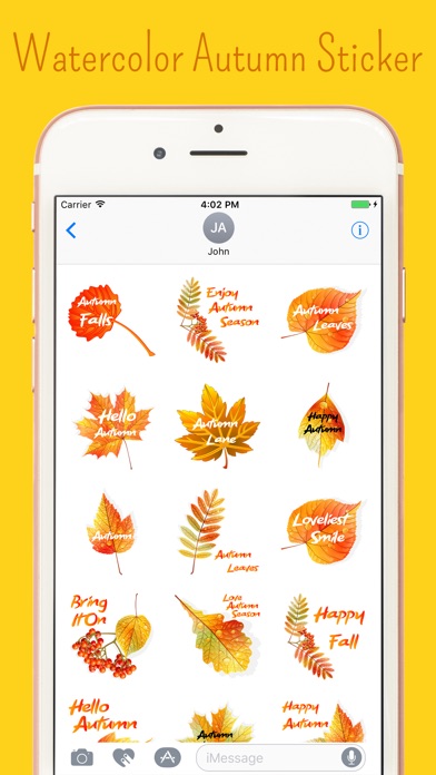 Animated Autumn Season Sticker screenshot 3