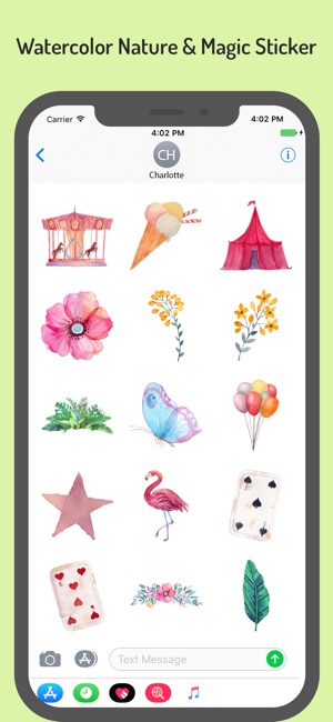 Watercolor Nature Emojis