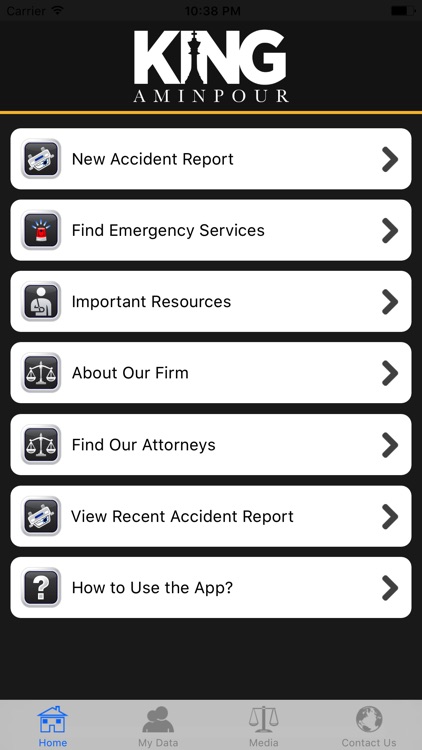 King Aminpour Accident App