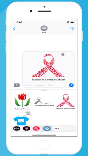 Parkinson's Awareness Stickers(圖3)-速報App