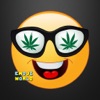 Weed Emoji - Stoned High Emoji