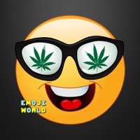 Contacter Weed Emoji - Stoned High Emoji