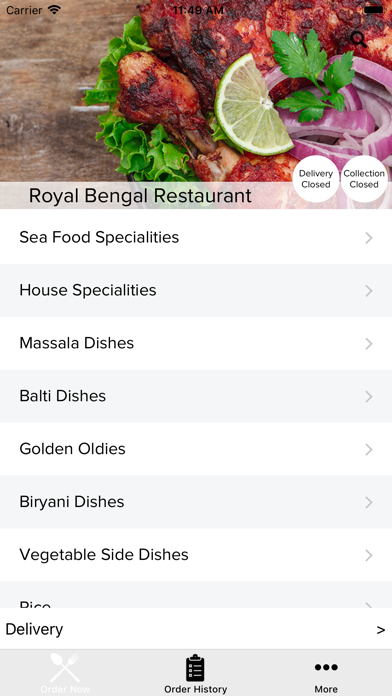 How to cancel & delete Royal Bengal Restaurant from iphone & ipad 2