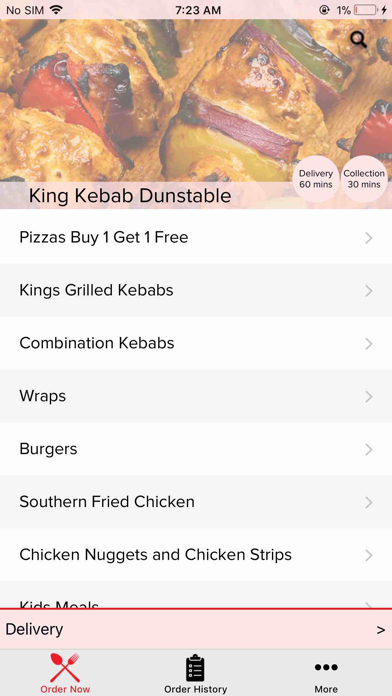 How to cancel & delete King Kebab Dunstable from iphone & ipad 2