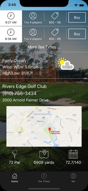 Rivers Edge Golf Tee Times(圖2)-速報App