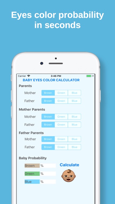 EYE COLOR CALCULATOR screenshot 2