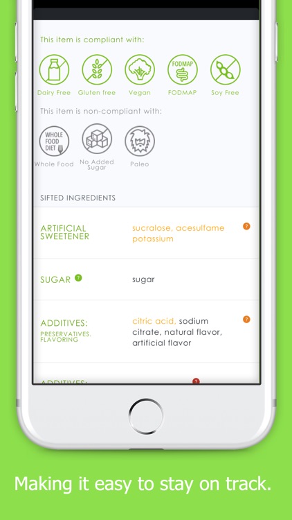 Sift Food Labels screenshot-6