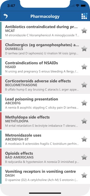 Gastroenterology Mnemonics(圖2)-速報App