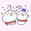 Aki Kondo - 冬ぱんだぱんだのステッカー  artwork