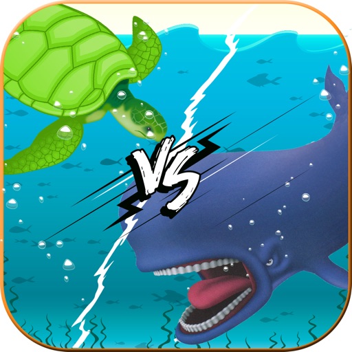 Turtle vs blue whale 2k-17 icon