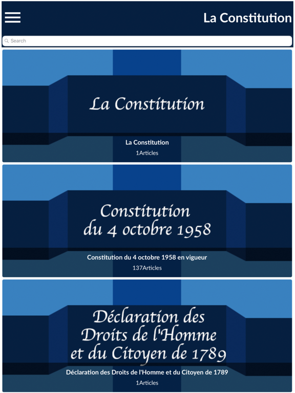 Screenshot #5 pour Constitution Française