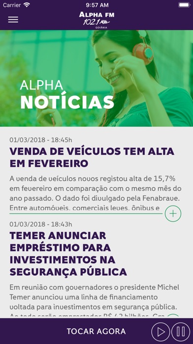Alpha FM Goiânia screenshot 2
