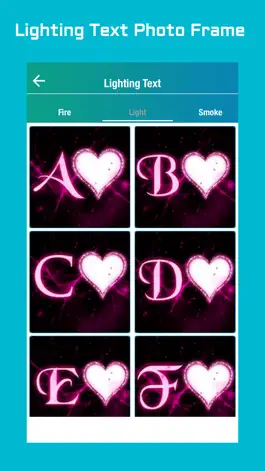 Game screenshot Lighting Text Photo Frame apk