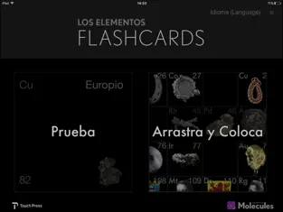 Captura 1 Los Elementos: Flashcards iphone