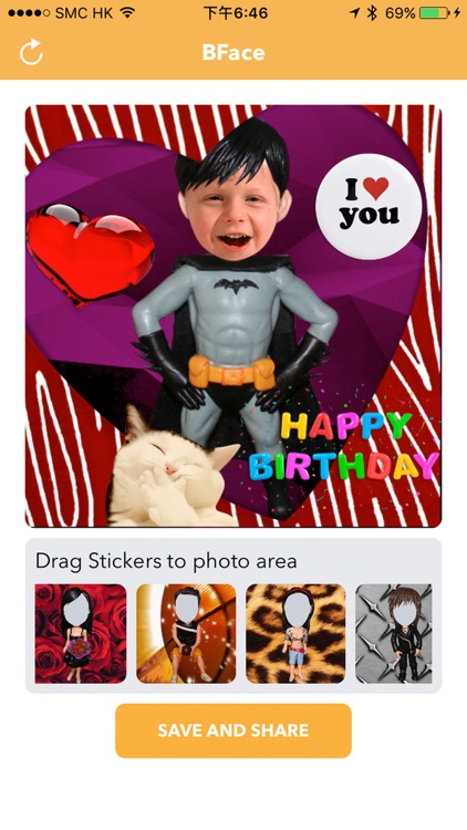 BFace - Bobblehead Face Emoji Stickers Maker