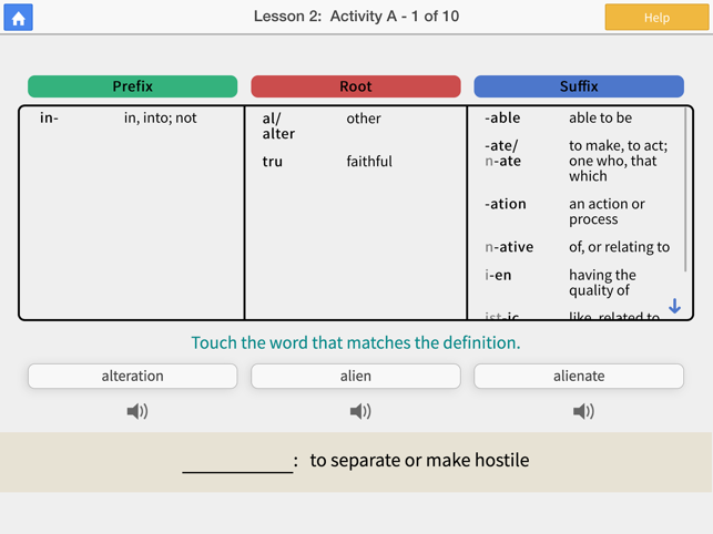 Word Roots Level 2 Lite(圖2)-速報App